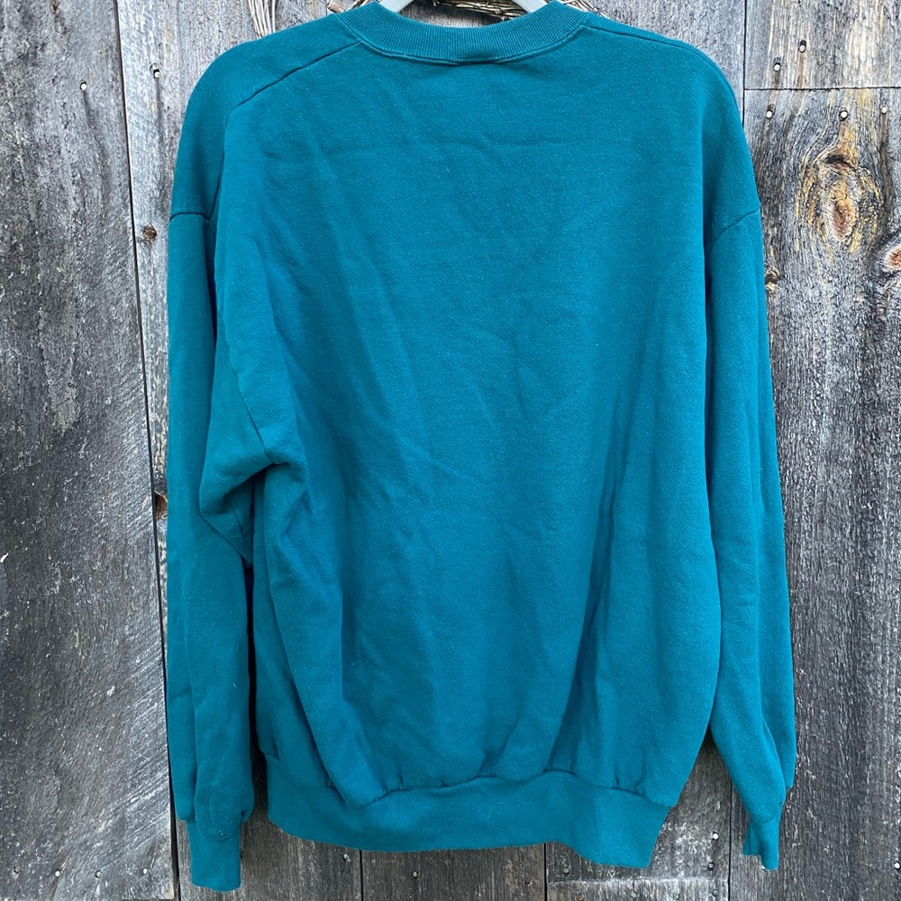 Jerzees Teal sweatshirt - Picture 3 of 3